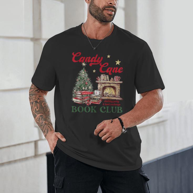 Candy Cane Book Club Holiday Party & Book Exchange Unisex T-Shirt