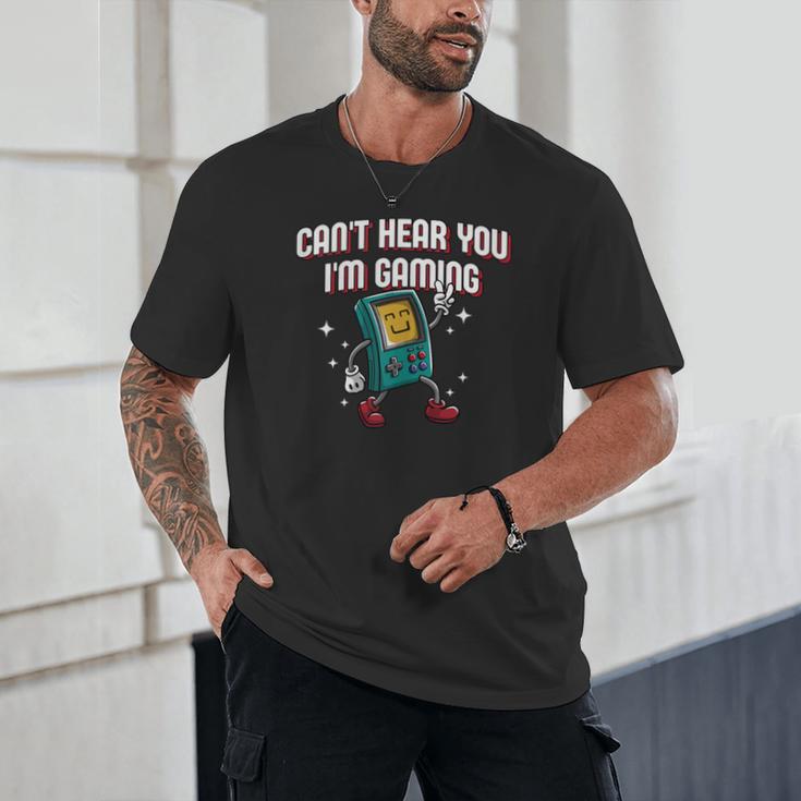 Cant Hear You Im Gaming Introvert Gamer Antisocial Unisex T-Shirt