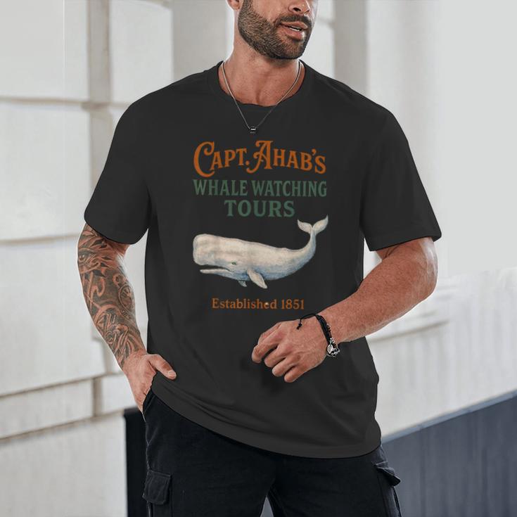 Captain Ahab’s Whale Watching Tours – Moby Book Parody Unisex T-Shirt Captain Ahab’s Whale Watching Tours – Moby Book Parody Unisex T-Shirt
