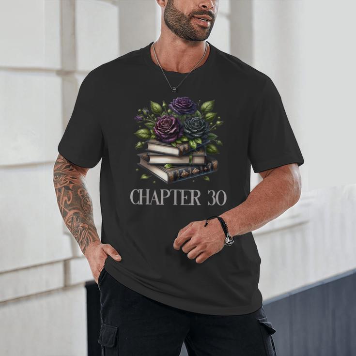Chapter 30 30th Birthday Women Book Lovers Dark Romance Unisex T-Shirt Chapter 30 30th Birthday Women Book Lovers Dark Romance Unisex T-Shirt