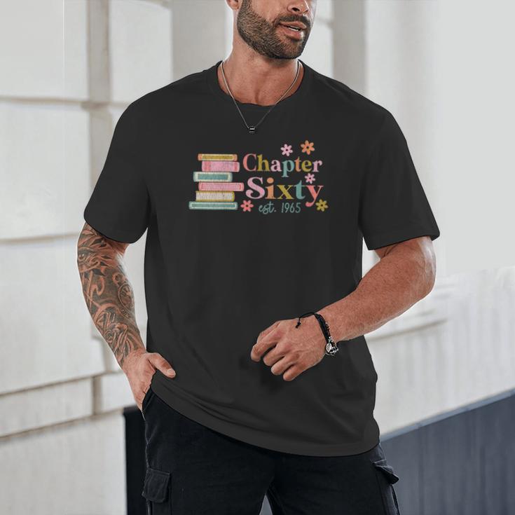 Chapter Sixty 60 Years Old 60th Birthday Book Lover Unisex T-Shirt