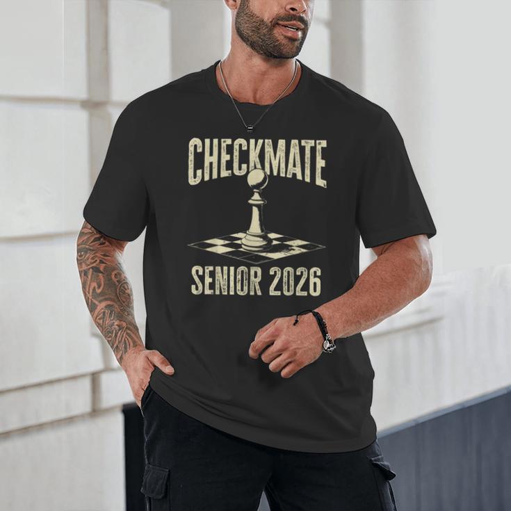 Checkmate Senior 2026 Chess Piece Class Of 2026 Graduation Unisex T-Shirt