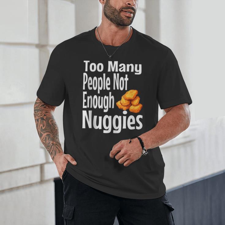 Chicken Nugget Saying Introvert Nuggie Foodie Food Unisex T-Shirt Chicken Nugget Saying Introvert Nuggie Foodie Food Unisex T-Shirt
