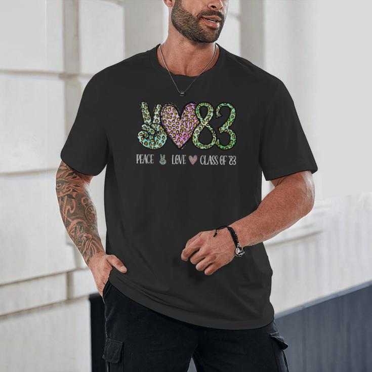 Class Of 1983 Shirt Leopard Senior Graduation Class Reunion Unisex T-Shirt