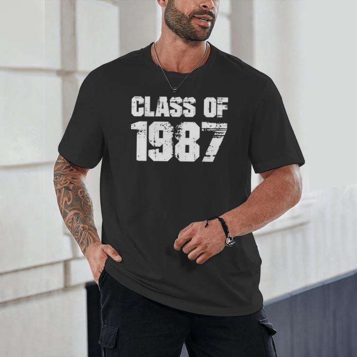 Class Of 1987 High School College Graduation Reunion Unisex T-Shirt