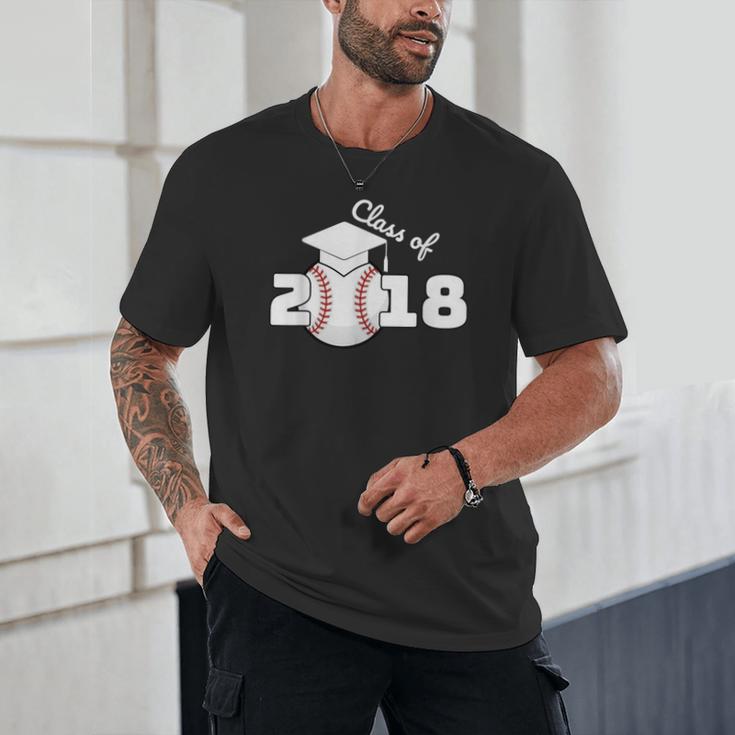 Class Of 2018 Baseball Senior Graduation Shirt Grad Unisex T-Shirt