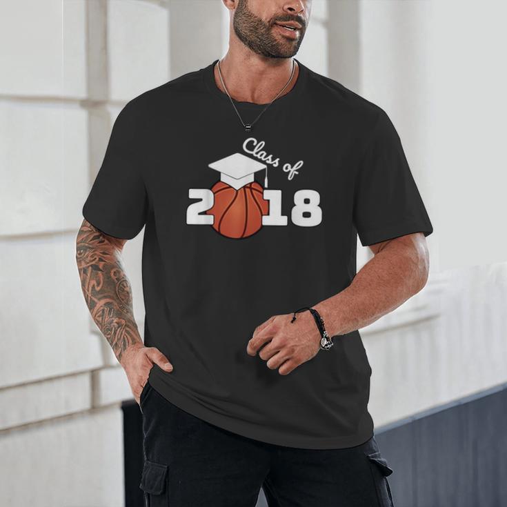 Class Of 2018 Basketball Senior Graduation Shirt Grad Unisex T-Shirt