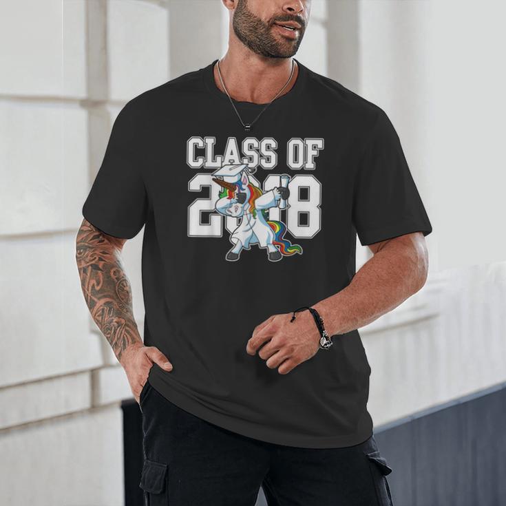 Class Of 2018 Dabbing Unicorn Graduation Shirt Unisex T-Shirt