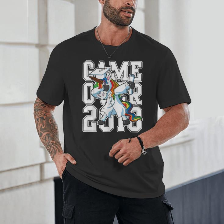 Class Of 2018 Graduation Dabbing Unicorn Shirt Unisex T-Shirt
