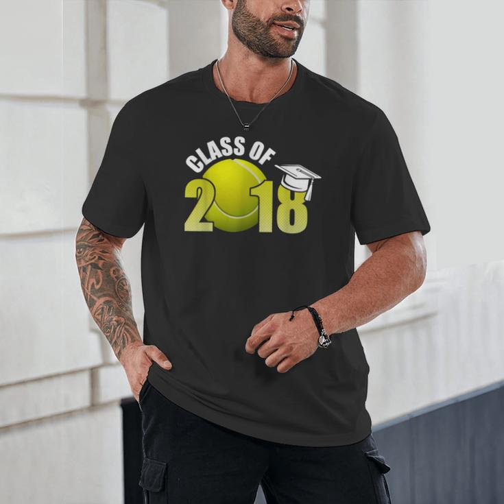 Class Of 2018 Shirts Graduation Senior Tennis Shirt Unisex T-Shirt