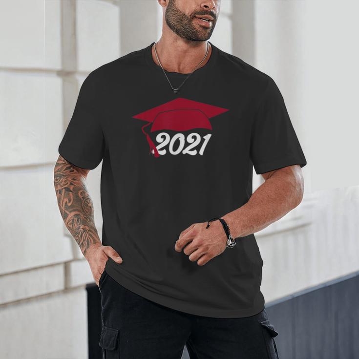 Class Of 2021 Burgundy Regalia Graduation Unisex T-Shirt