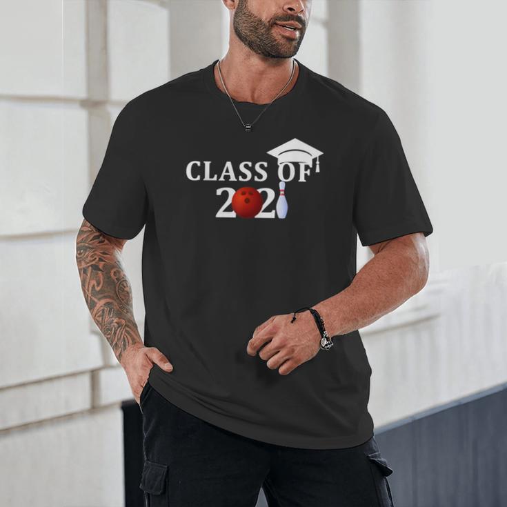 Class Of 2021 Graduation For Him Her Bowling Unisex T-Shirt