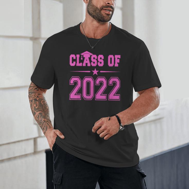 Class Of 2022 Pink Girls Shirt Graduation Unisex T-Shirt