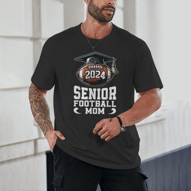 Class Of 2024 Graduation Senior Football Mom 2024 Unisex T-Shirt