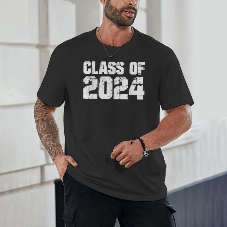 Class Of 2024 High School College Graduation Reunion T-Shirt Unisex T-Shirt