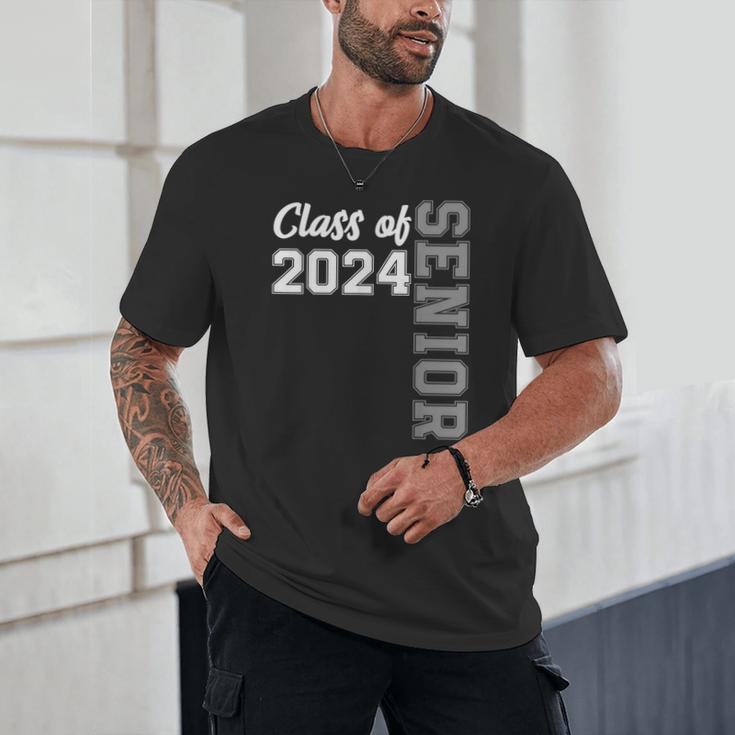Class Of 2024 Senior 24 Shirt High School Graduation Party Unisex T-Shirt