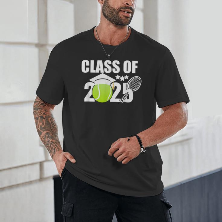 Class Of 2025 Graduation Senior Tennis Player Unisex T-Shirt