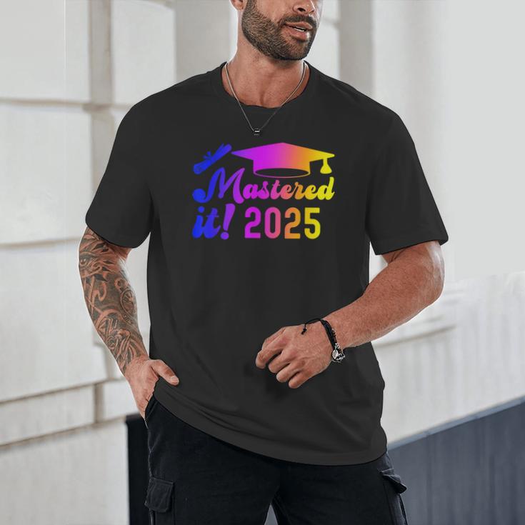 Class Of 2025 Mastered It College Masters Degree Graduation Unisex T-Shirt