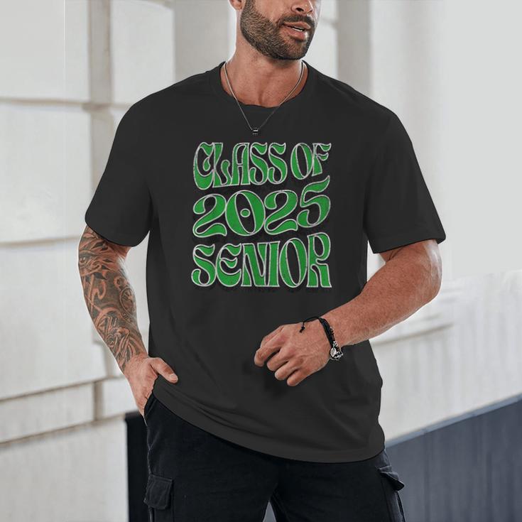 Class Of 2025 Senior Green Student Graduation Unisex T-Shirt