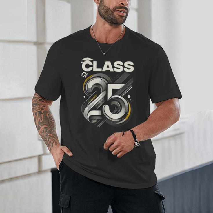 Class Of 2025 Shirt Graduation Senior High School College Unisex T-Shirt