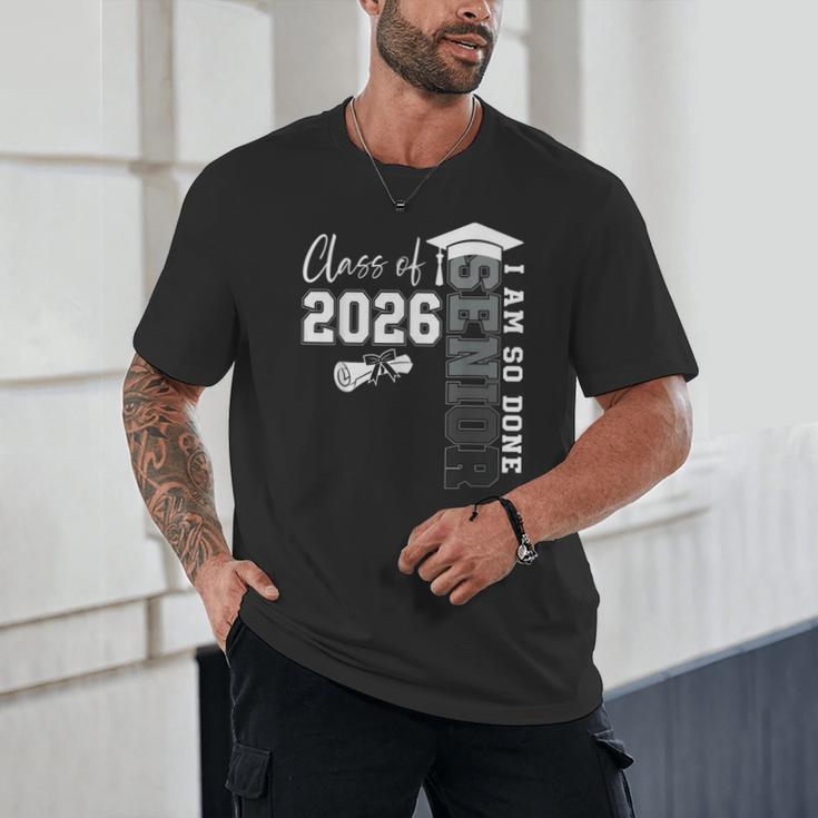 Class Of 2026 Senior 2026 Graduation Decoration Men Senior Unisex T-Shirt