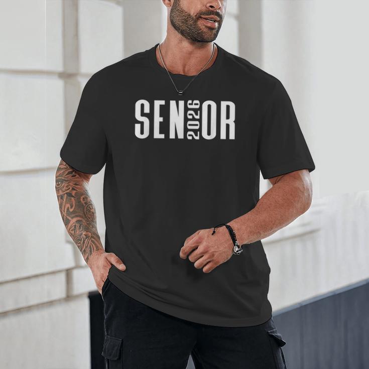 Class Of 2026 Senior Themed Graphic Art Graduation Unisex T-Shirt