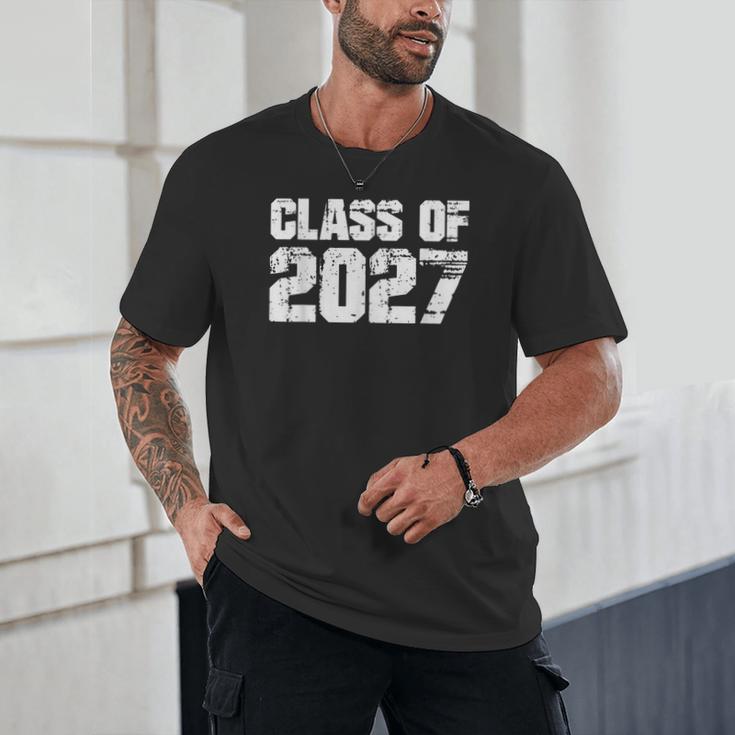 Class Of 2027 High School College Graduation Reunion T-Shirt Unisex T-Shirt