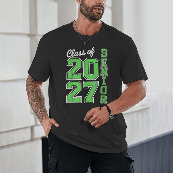 Class Of 2027 Senior 27 High School Graduation Senior 2027 Unisex T-Shirt