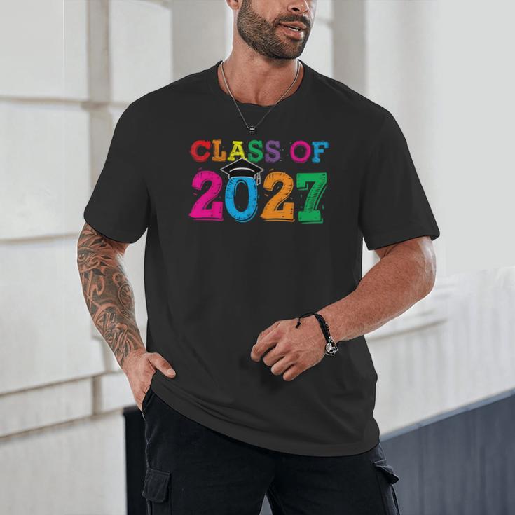 Class Of 2027 Shirt For Boys And Girls Fun 2027 Graduation Unisex T-Shirt