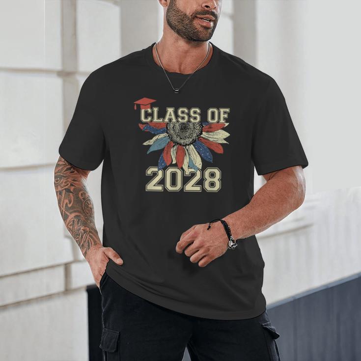 Class Of 2028 High School Graduation Senior 2028 Unisex T-Shirt