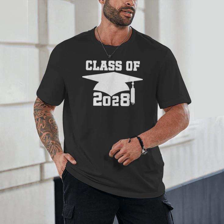 Class Of 2028 T-Shirt School Graduation Pride Tee Unisex T-Shirt