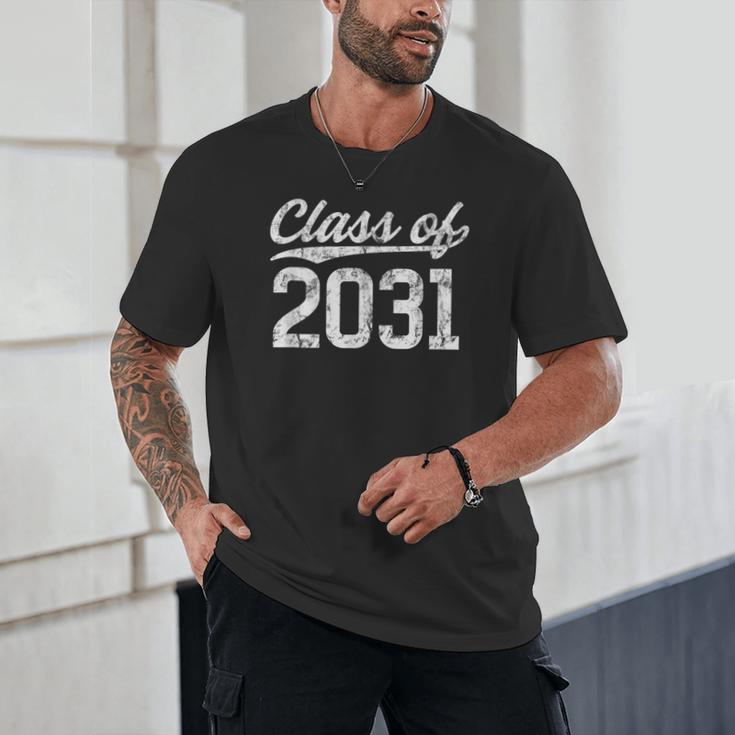 Class Of 2031 Grow With Me Graduation Unisex T-Shirt