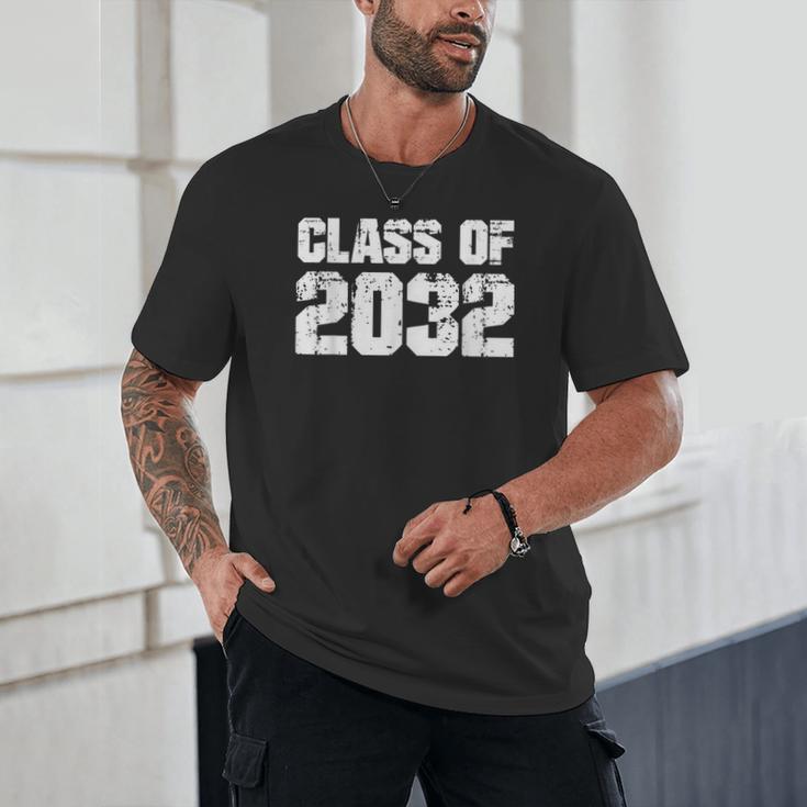 Class Of 2032 High School College Graduation Reunion T-Shirt Unisex T-Shirt