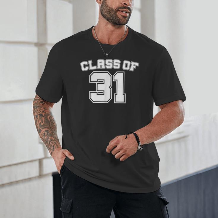 Class Of 31 2031 School Tee Shirt Graduation Class Party Unisex T-Shirt