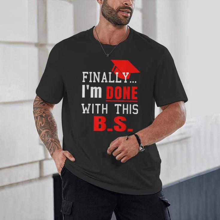 College GraduationShirt Senior Finally Done Unisex T-Shirt