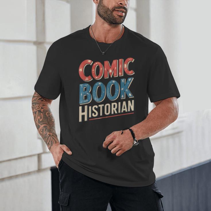 Comic Book Historian Vintage Comic Book Collector Unisex T-Shirt