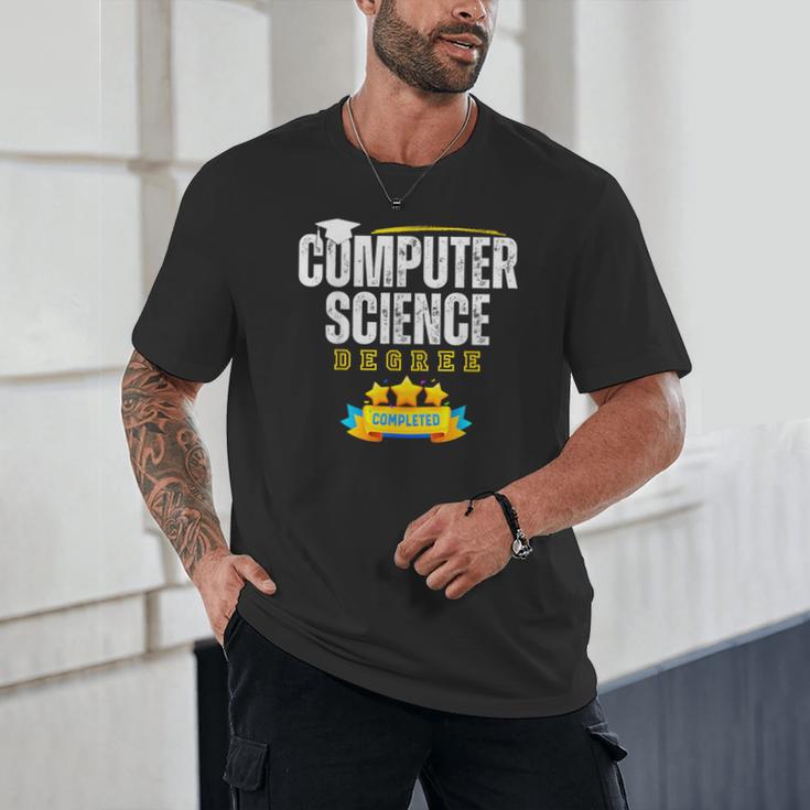 Computer Science Degree Graduation Senior Celebration Grad Unisex T-Shirt