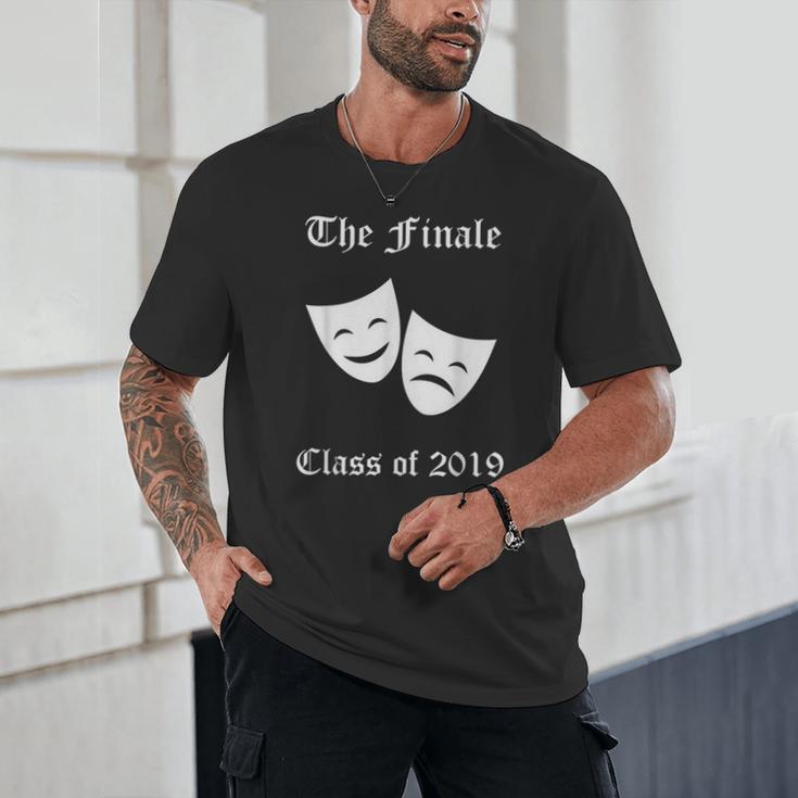 Cool Theater Graduation Tshirt Tragedy And Comedy Masks Unisex T-Shirt