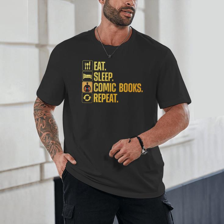 Cool Comic Books Art For Men Women Comic Book Lover Comics Unisex T-Shirt