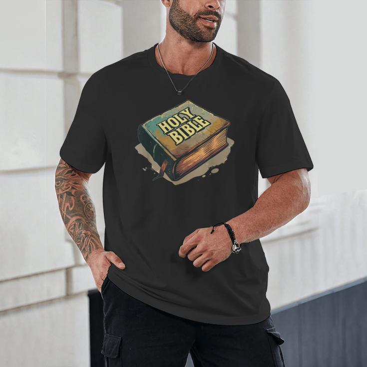 Cool Holy Bible Book Costume For Man And Woman Unisex T-Shirt