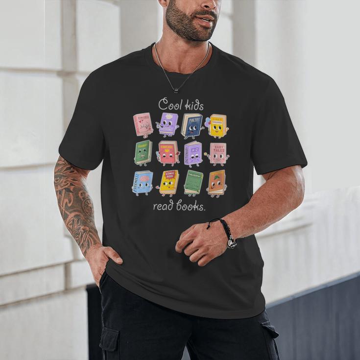 Cool Kids Read Books School Librarian Reading Teacher Unisex T-Shirt