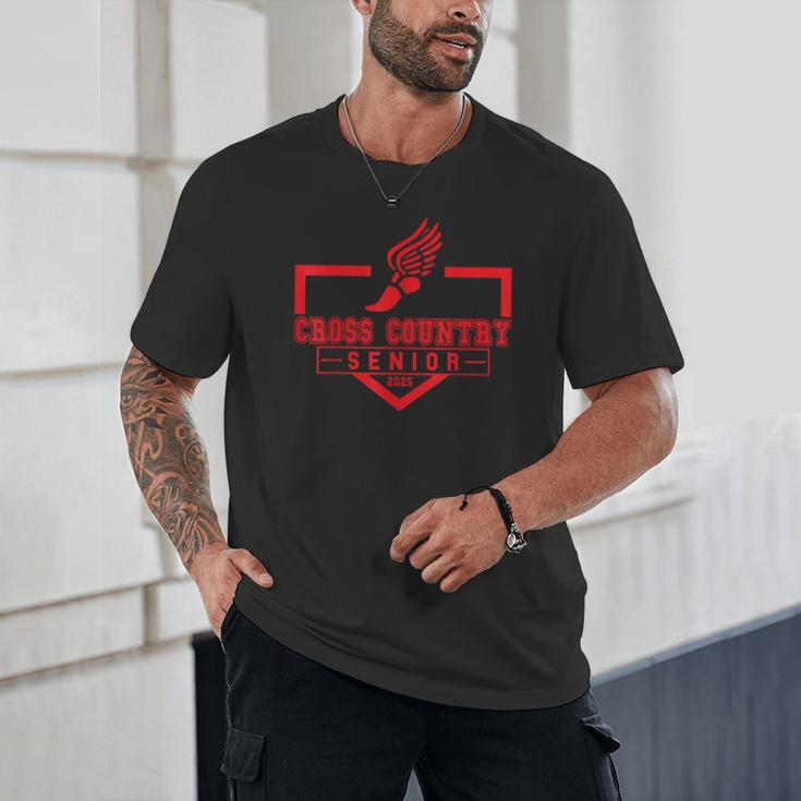 Cross Country Senior Night Senior 2025 Graduation Party 7 Unisex T-Shirt