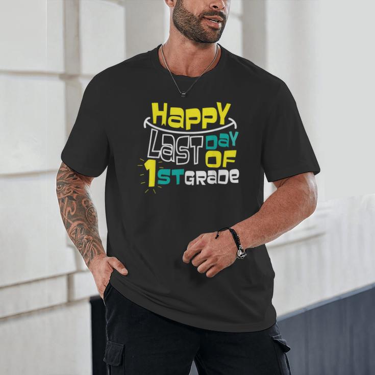 Cute Happy Last Day Of 1st Grade Shirt Kids Graduation Unisex T-Shirt