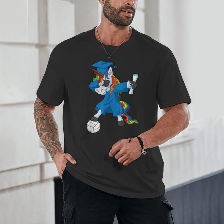 Dabbing Graduation Class 2023 Unicorn Volleyball Unisex T-Shirt