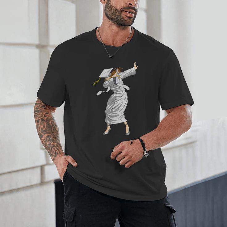 Dabbing Graduation Class Of 2025 Woman Graduation Unisex T-Shirt