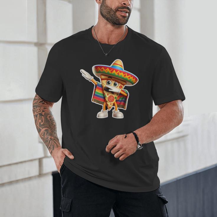 Dabbing Mexican Pizza Dance Food Lover Graduation Unisex T-Shirt