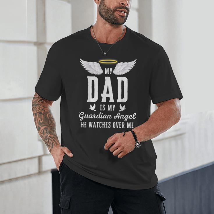 My Dad Is My Guardian Angel In Loving Memory Memorial Tee Unisex T-Shirt My Dad Is My Guardian Angel In Loving Memory Memorial Tee Unisex T-Shirt