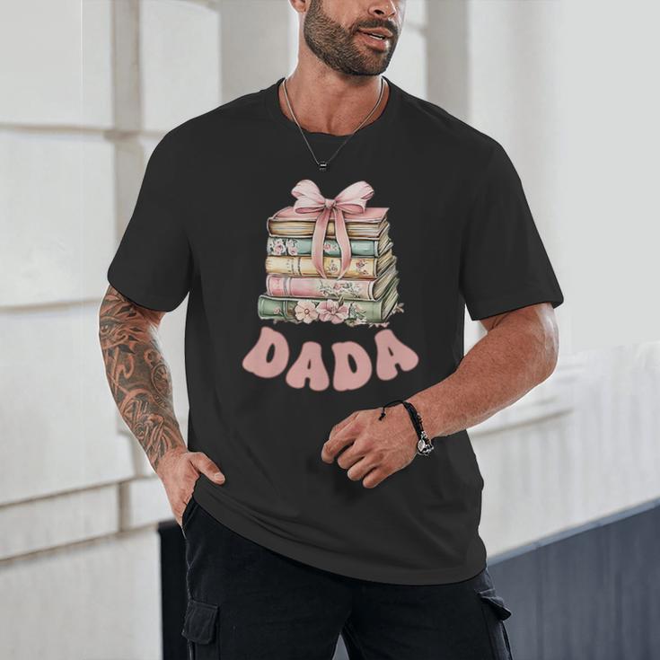 Dada Book First Chapter Birthday Family Matching Party Unisex T-Shirt