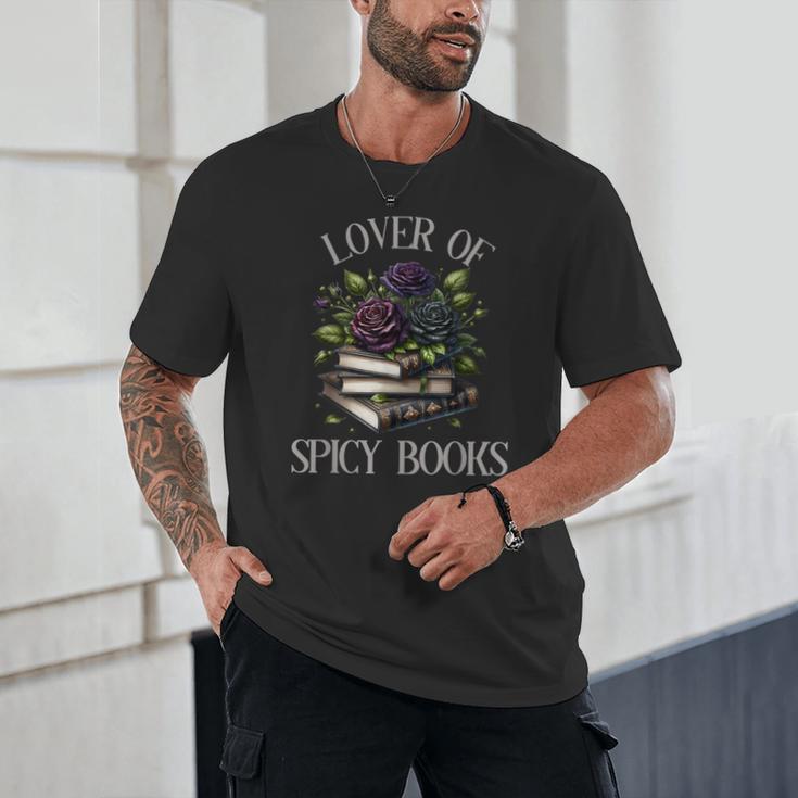 Dark Romance Book Lover Spicy Books Bookish Merch Morally Unisex T-Shirt