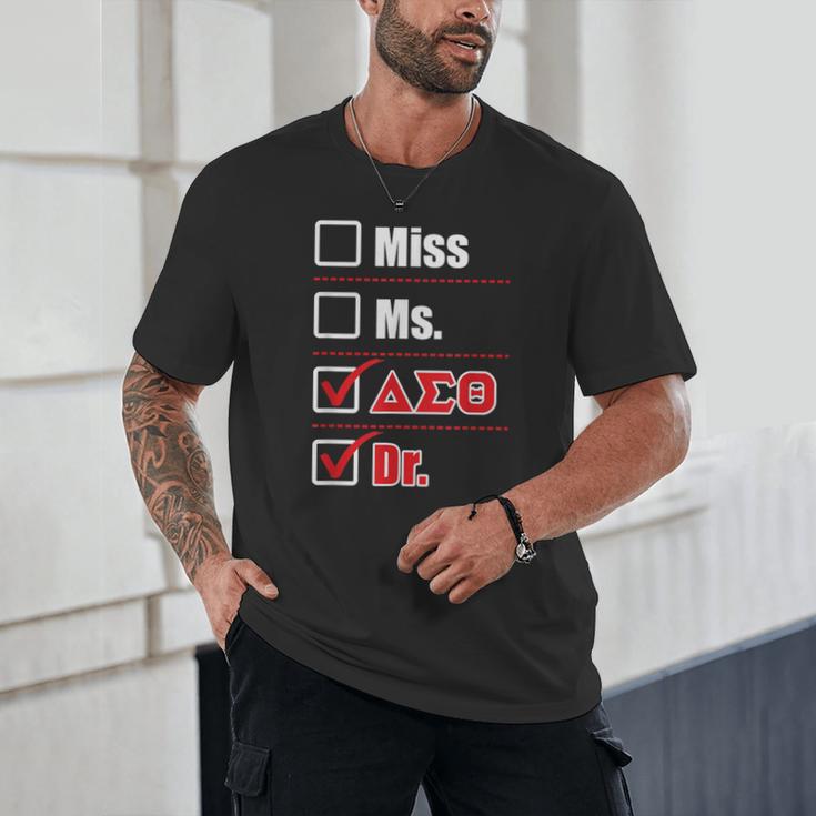 Delta Sigma Theta Sorority Delta Doctor Graduation Unisex T-Shirt
